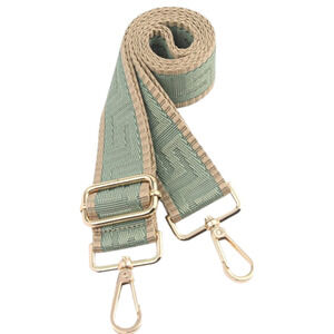 Jacquad crossbody Purse replacement guitar strap Sage Green Nwt